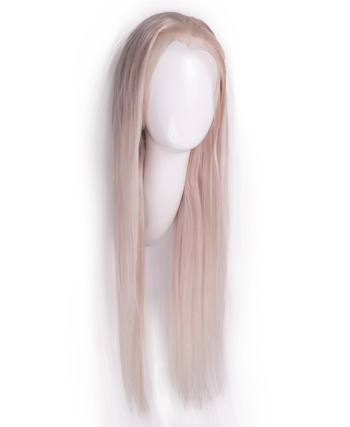 Gro8Hair| Pune-o și pleacă| fără lipici - perucă premium din 100% păr uman natural -  culoare blond, 45 cm lungime