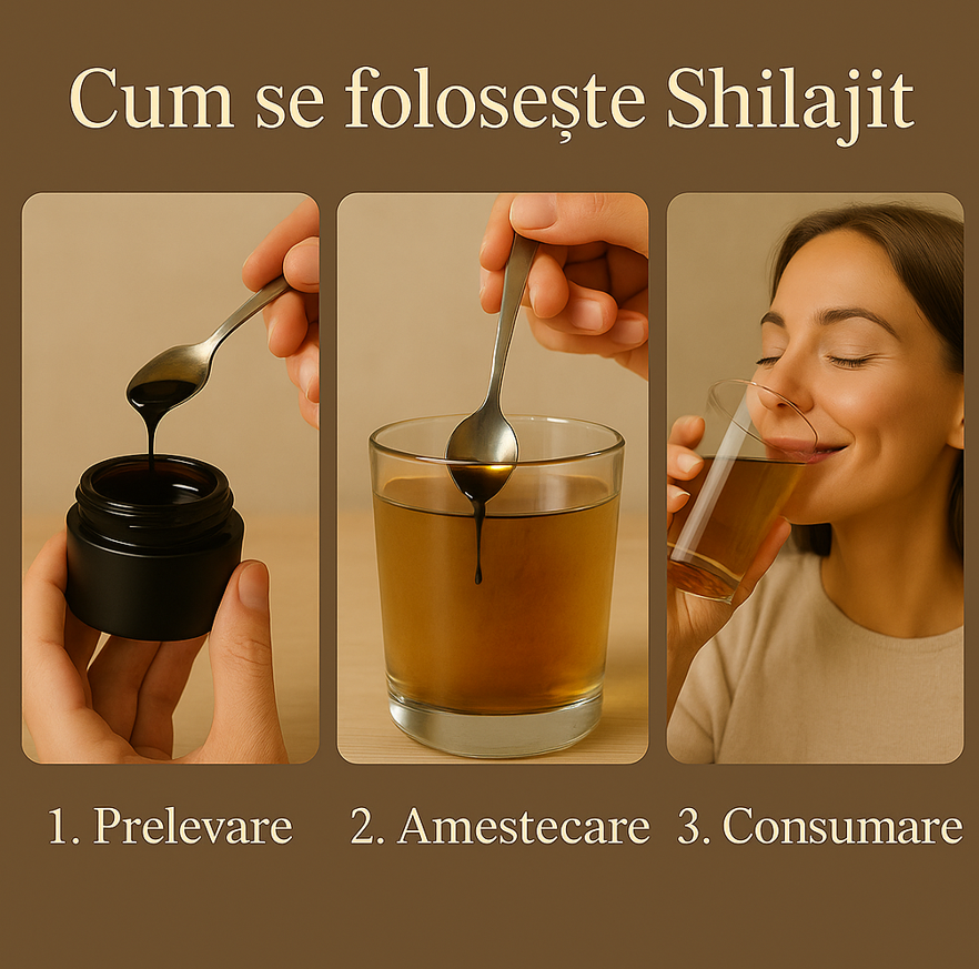 Gro8Hair Labs| Supliment Shilajit Premium - Remediu natural
